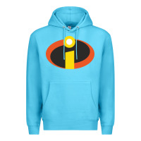 Ocean Blue incredibles crop top Premium Hoodie - artisFamous