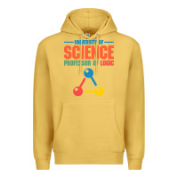 Antique Gold UNIVERSITY OF SCIENCE PROFESSOR OF LOGIC Premium Hoodie - artisFamous