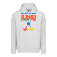 Dove Grey UNIVERSITY OF SCIENCE PROFESSOR OF LOGIC Premium Hoodie - artisFamous