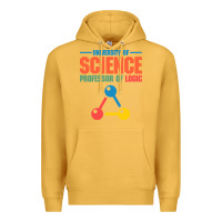 Mustard UNIVERSITY OF SCIENCE PROFESSOR OF LOGIC Premium Hoodie - artisFamous