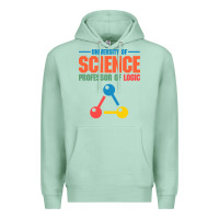 Seafoam UNIVERSITY OF SCIENCE PROFESSOR OF LOGIC Premium Hoodie - artisFamous