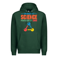 Sports Green UNIVERSITY OF SCIENCE PROFESSOR OF LOGIC Premium Hoodie - artisFamous