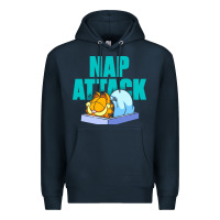 Navy nap attack Premium Hoodie - artisFamous