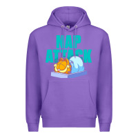 Purple nap attack Premium Hoodie - artisFamous