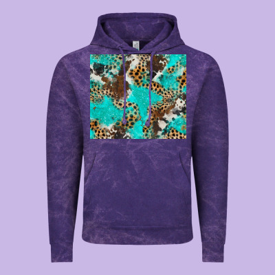 Cheetah Cowhide Tumbler Vintage Hoodie Designed By Barkaloodesign