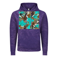 Cloud Purple cheetah cowhide tumbler Vintage Hoodie - BarkalooDesign