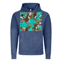 Vintage Denim cheetah cowhide tumbler Vintage Hoodie - BarkalooDesign