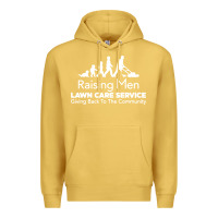 Antique Gold raising men lawn care Premium Hoodie - artisFamous
