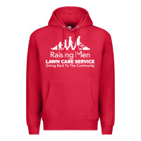Cardinal raising men lawn care Premium Hoodie - artisFamous