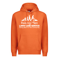 Carrot raising men lawn care Premium Hoodie - artisFamous