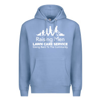Colony Blue raising men lawn care Premium Hoodie - artisFamous