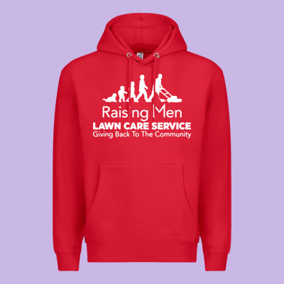 Raising Men Lawn Care Premium Hoodie Designed By Artisfamous