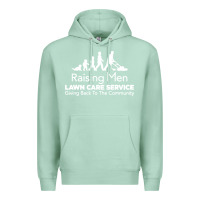 Seafoam raising men lawn care Premium Hoodie - artisFamous