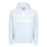 White raising men lawn care Premium Hoodie - artisFamous