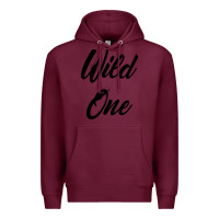 Burgundy wild one Premium Hoodie - artisFamous