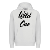 Dove Grey wild one Premium Hoodie - artisFamous