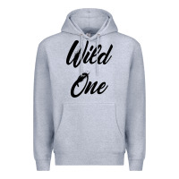 Heather Grey wild one Premium Hoodie - artisFamous