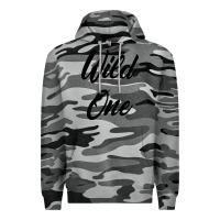Slate Camo wild one Premium Hoodie - artisFamous