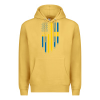 Antique Gold Sweden Swedish Roots American Flag | Canadian Roots Premium Hoodie - artisFamous