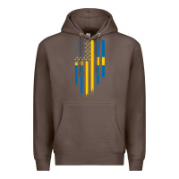 Coffee Sweden Swedish Roots American Flag | Canadian Roots Premium Hoodie - artisFamous