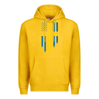 Lemon Sweden Swedish Roots American Flag | Canadian Roots Premium Hoodie - artisFamous