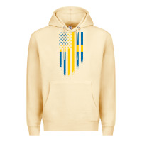 Pina Colada Sweden Swedish Roots American Flag | Canadian Roots Premium Hoodie - artisFamous