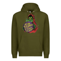 Army Green The Little Crocodile Premium Hoodie - artisFamous