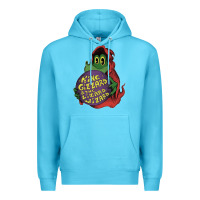 Ocean Blue The Little Crocodile Premium Hoodie - artisFamous