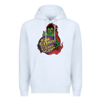 White The Little Crocodile Premium Hoodie - artisFamous