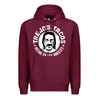 Burgundy tacos restaurant Premium Hoodie - artisFamous