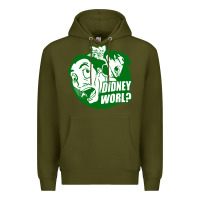 Army Green didney worl Premium Hoodie - artisFamous