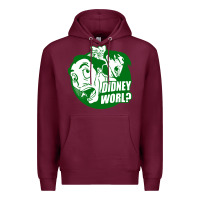 Burgundy didney worl Premium Hoodie - artisFamous