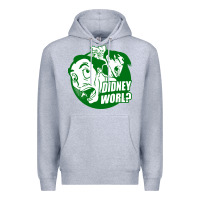 Heather Grey didney worl Premium Hoodie - artisFamous