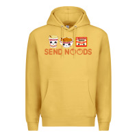 Antique Gold send noods Premium Hoodie - artisFamous