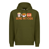 Army Green send noods Premium Hoodie - artisFamous