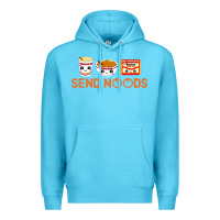 Ocean Blue send noods Premium Hoodie - artisFamous