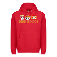 Red send noods Premium Hoodie - artisFamous