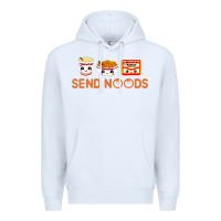 White send noods Premium Hoodie - artisFamous