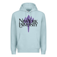 Blue Mist New York University Premium Hoodie - artisFamous