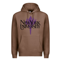 Chestnut New York University Premium Hoodie - artisFamous