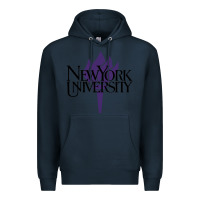 Navy New York University Premium Hoodie - artisFamous
