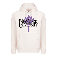 Pale Pink New York University Premium Hoodie - artisFamous