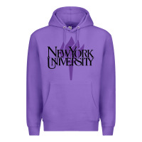 Purple New York University Premium Hoodie - artisFamous
