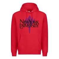 Red New York University Premium Hoodie - artisFamous