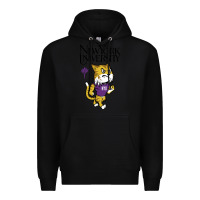 Black New York University Premium Hoodie - artisFamous