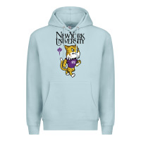 Blue Mist New York University Premium Hoodie - artisFamous