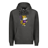 Charcoal Heather New York University Premium Hoodie - artisFamous