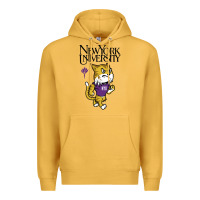 Mustard New York University Premium Hoodie - artisFamous
