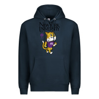 Navy New York University Premium Hoodie - artisFamous