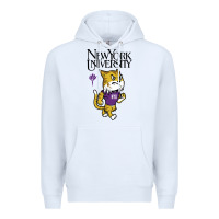 White New York University Premium Hoodie - artisFamous